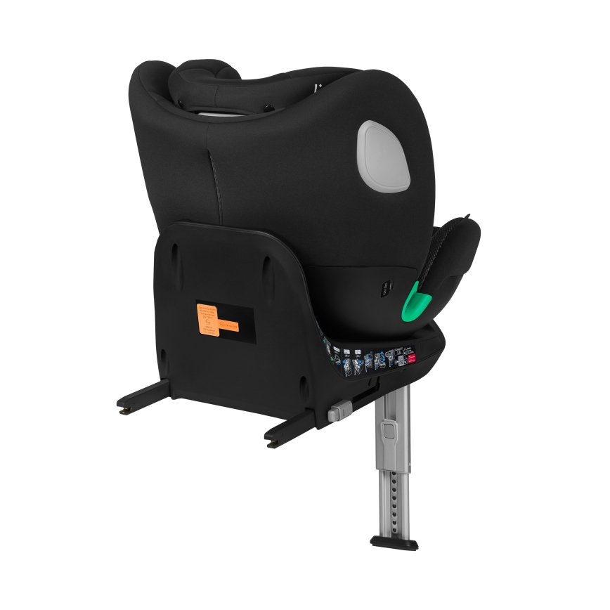 Lionelo - Autosedačka s otočnou základňou BRAAM AIR i-Size 40-150 cm Black Carbon