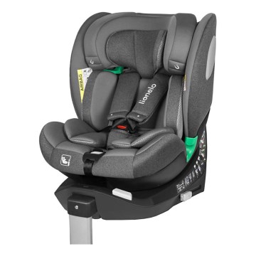 Lionelo - Otočná autosedačka s bázou BRAAM i-Size 40–150 cm Grey Stone