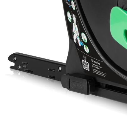 Lionelo - otočná autosedačka s bázou HARPER i-Size 76-150 cm Black Carbon