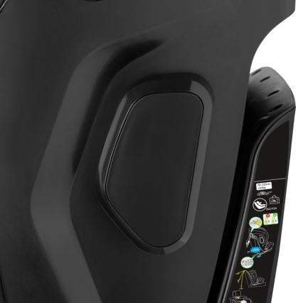 Lionelo - otočná autosedačka s bázou HARPER i-Size 76-150 cm Black Carbon