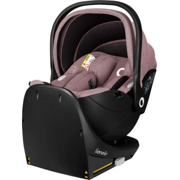 Lionelo - Otočná autosedačka s bázou MOXIE SET i-Size 40-87 cm, ružovo-mauve