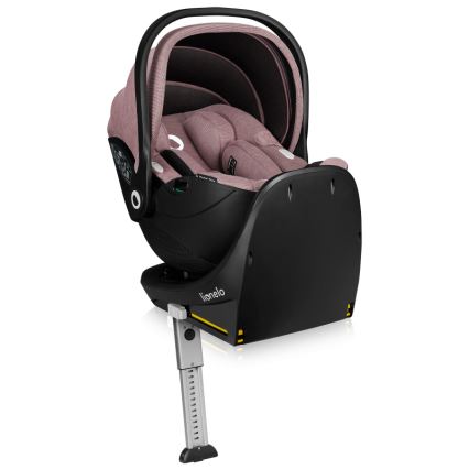 Lionelo - Otočná autosedačka s bázou MOXIE SET i-Size 40-87 cm, ružovo-mauve
