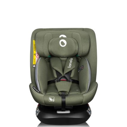 Lionelo - Otočná autosedačka so základňou BASTIAAN ONE i-Size 40-150 cm olivovo-zelená