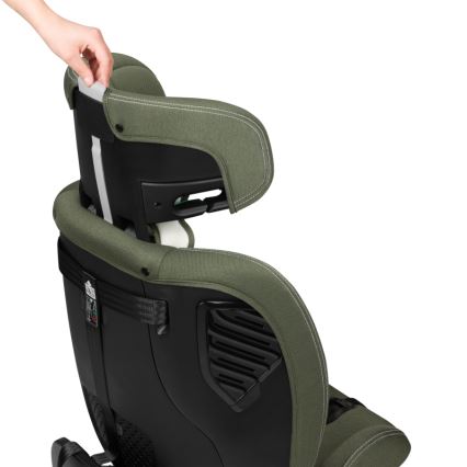 Lionelo - Otočná autosedačka so základňou BASTIAAN ONE i-Size 40-150 cm olivovo-zelená