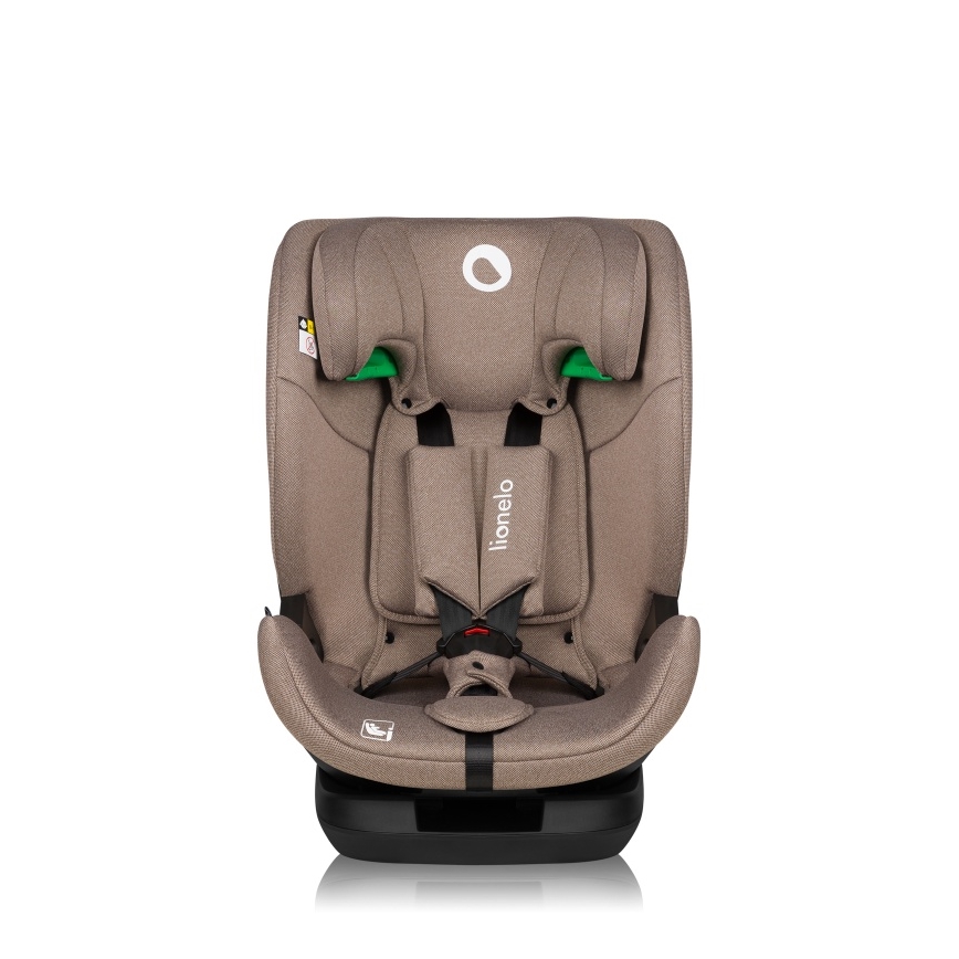 Lionelo - Otočná autosedačka so základňou LAVENDER i-Size 76-150 cm Béžová Latte