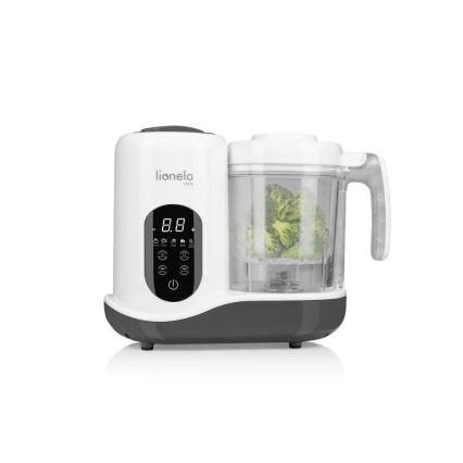 Lionelo - Parný varič 5v1 BABYMENU 110W/230V biela/šedá