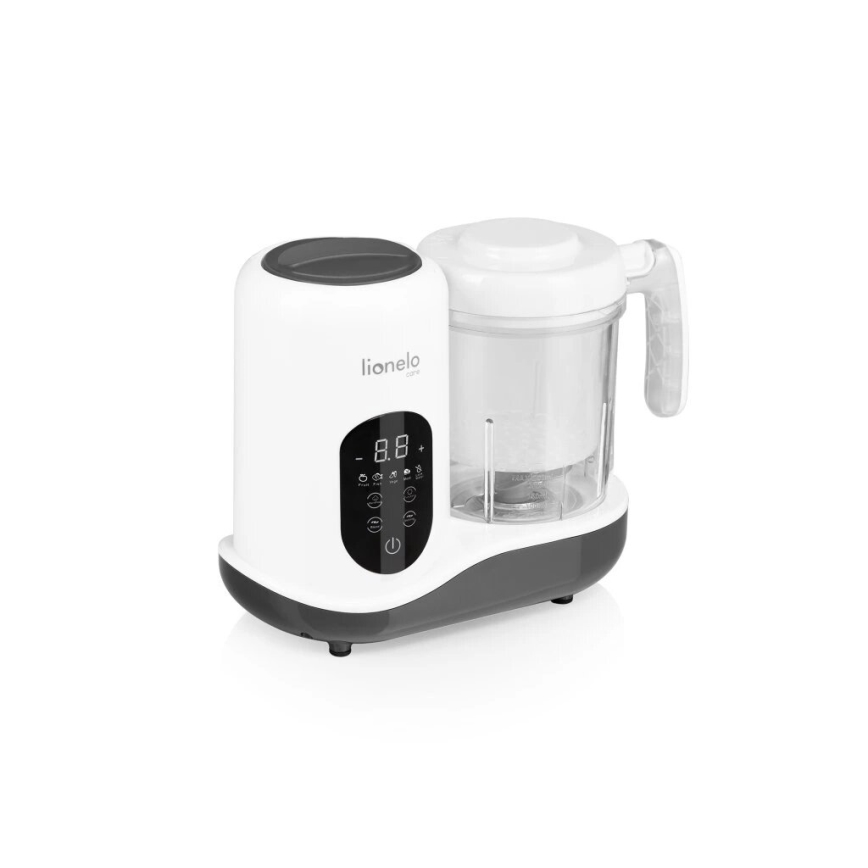 Lionelo - Parný varič 5v1 BABYMENU 110W/230V biela/šedá