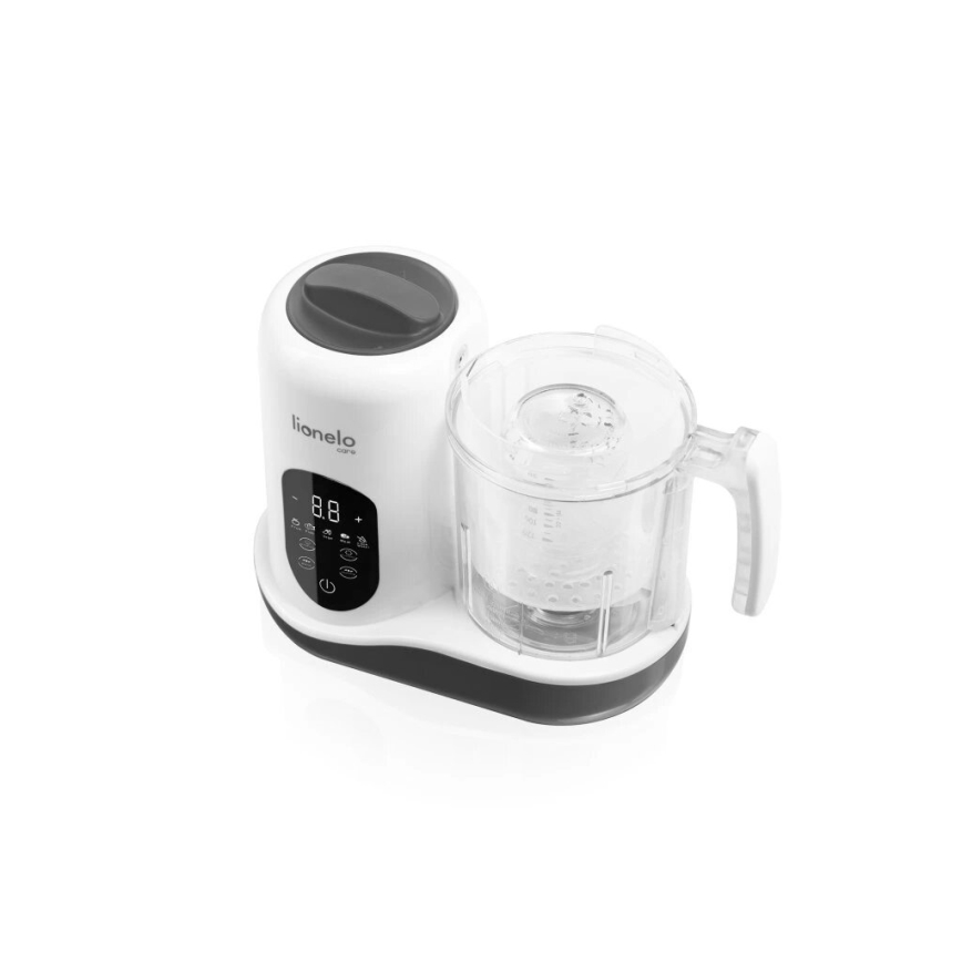 Lionelo - Parný varič 5v1 BABYMENU 110W/230V biela/šedá