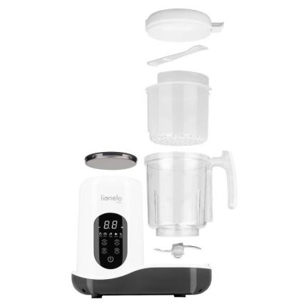 Lionelo - Parný varič 5v1 BABYMENU 110W/230V biela/šedá
