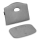 Lionelo - Podložka pre detskú jedálenskú stoličku FLORIS CUSHION Grey Stone