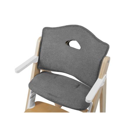 Lionelo - Podložka pre detskú jedálenskú stoličku FLORIS CUSHION Grey Stone