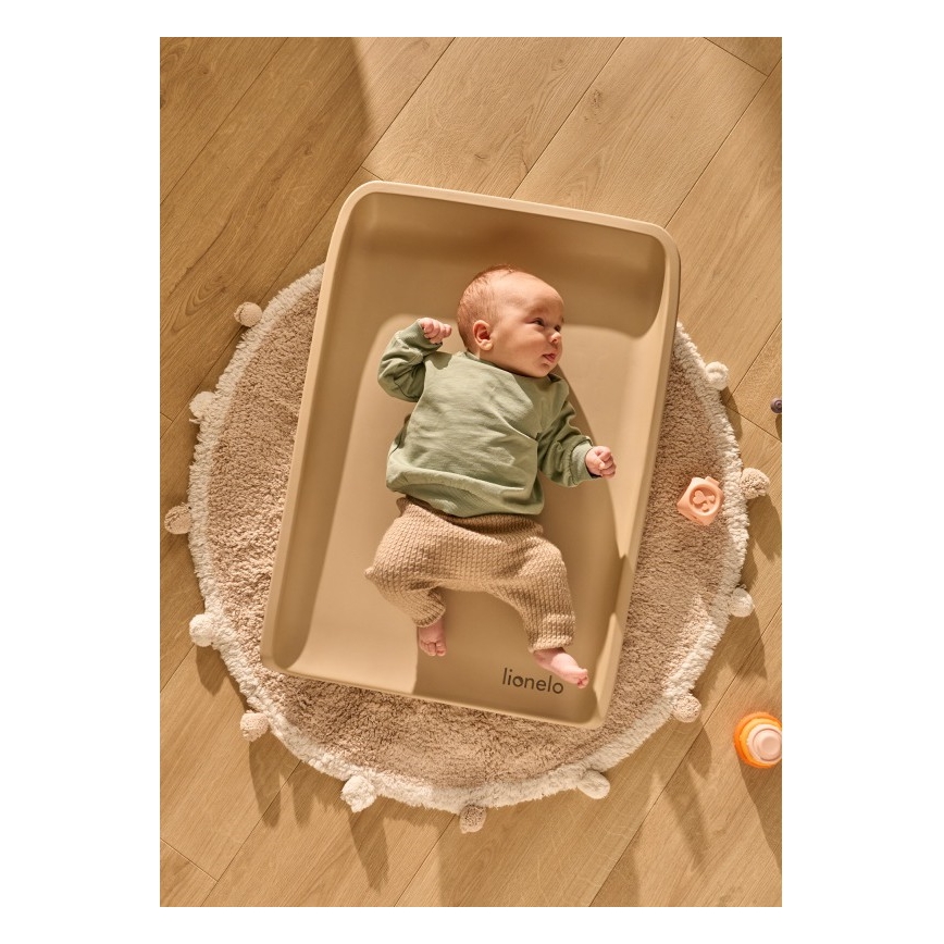 Lionelo - Prebaľovacia podložka MEGS 49x70 cm Beige Sand