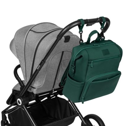 Lionelo - Prebaľovacia taška na kočík CUBE Zelený les