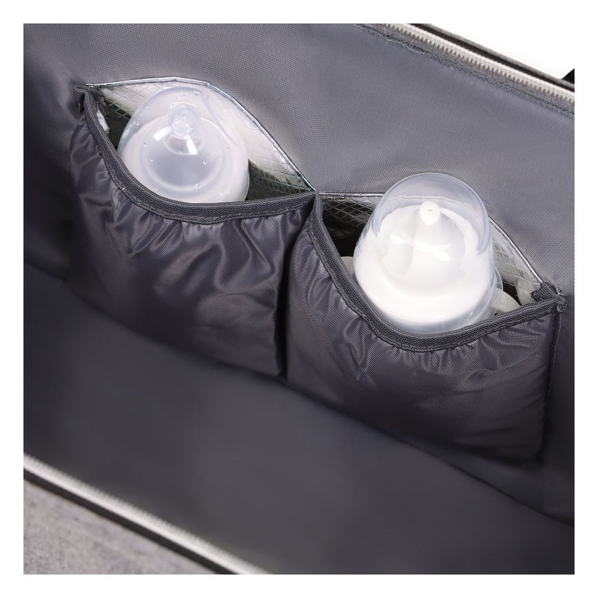 Lionelo - Prebaľovacia taška na kočík IDA Grey Concrete