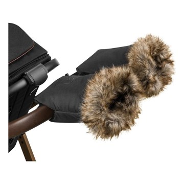 Lionelo - Rukávniky na kočík HANDMUFF čierne