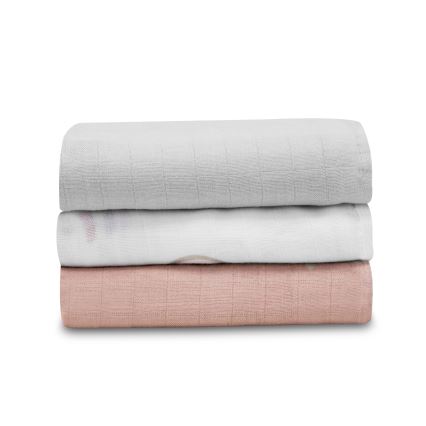 Lionelo - Sada 3x Bambusová plienka BAMBOO SET 70x70 cm Dúha