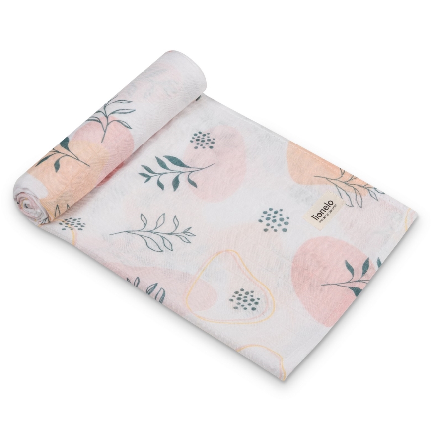 Lionelo - SADA 3x Bambusová plienka BAMBOO SET 70x70 cm Leaf