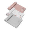 Lionelo - SADA 3x bambusových plienok BAMBOO SET 70x70 cm Rainbow