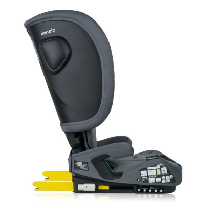 Lionelo - Skladacia autosedačka NELLY i-Size 76-150 cm grafitová sivá