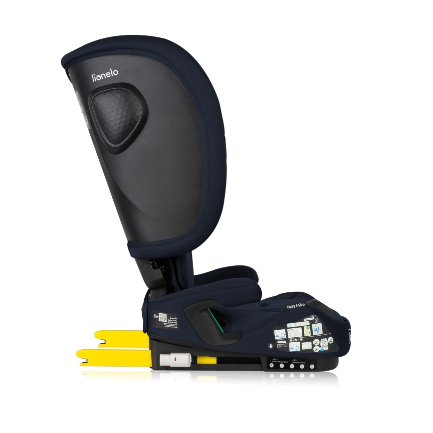 Lionelo - Skladacia autosedačka NELLY i-Size 76-150 cm tmavomodrá