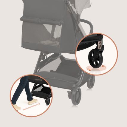 Lionelo - Športový kočík JULIE AIR Beige Sand