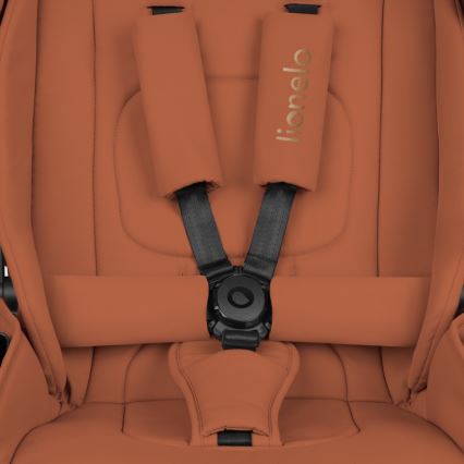 Lionelo - Športový kočík MIKA PLUS rezavohnedý