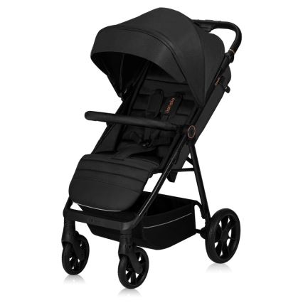 Lionelo - Športový kočík MIRA Black Onyx