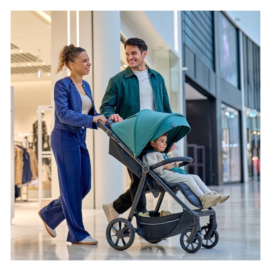 Lionelo - Športový kočík MIRA Green Emerald