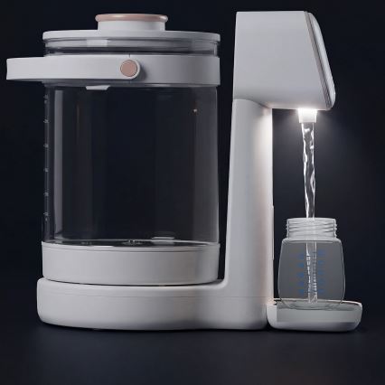 Lionelo - Zariadenie na prípravu dojčenského mlieka BABYPRESTO 2.0 1200W/230V Biele