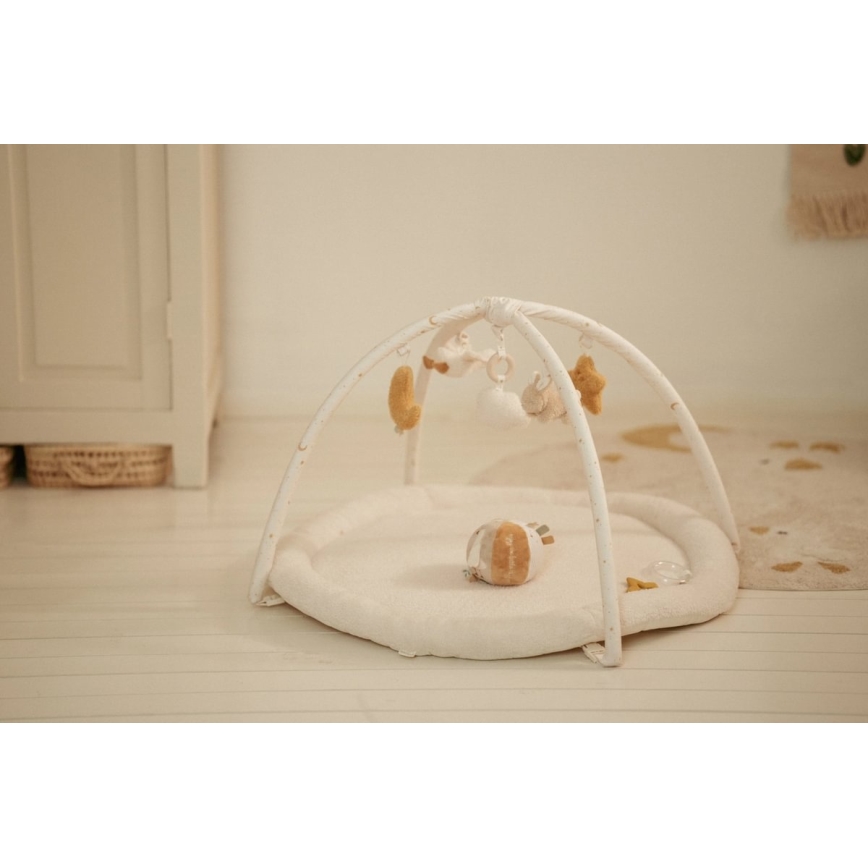 Little Dutch - Detská hracia deka s hrazdičkou Newborn Naturals