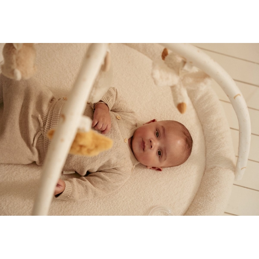 Little Dutch - Detská hracia deka s hrazdičkou Newborn Naturals