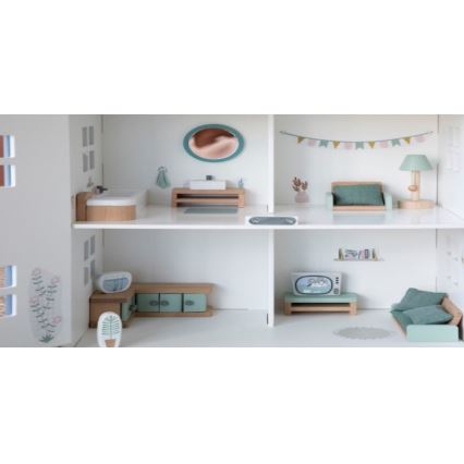 Little Dutch - Domček pre bábiky modrá