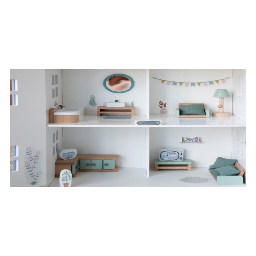 Little Dutch - Domček pre bábiky modrá