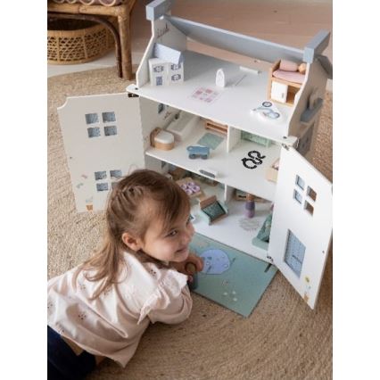 Little Dutch - Domček pre bábiky modrá