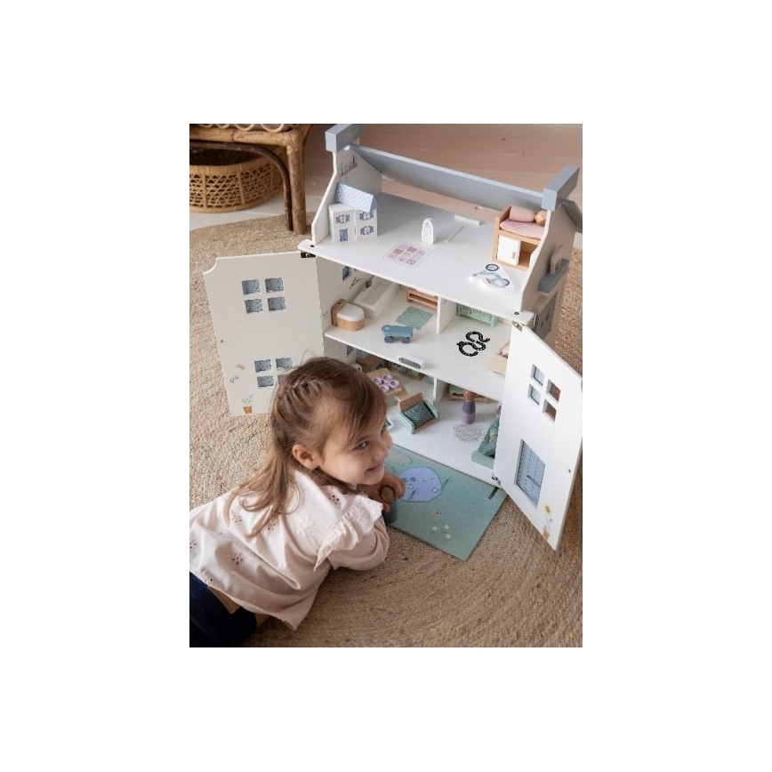 Little Dutch - Domček pre bábiky modrá