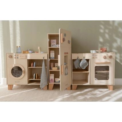 Little Dutch - Drevená chladnička s príslušenstvom