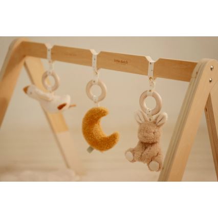 Little Dutch - Drevená hracia hrazda Newborn Naturals
