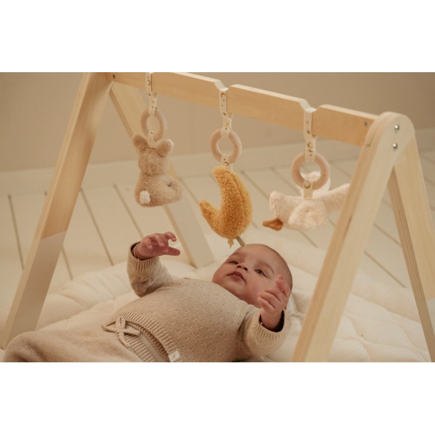 Little Dutch - Drevená hracia hrazda Newborn Naturals