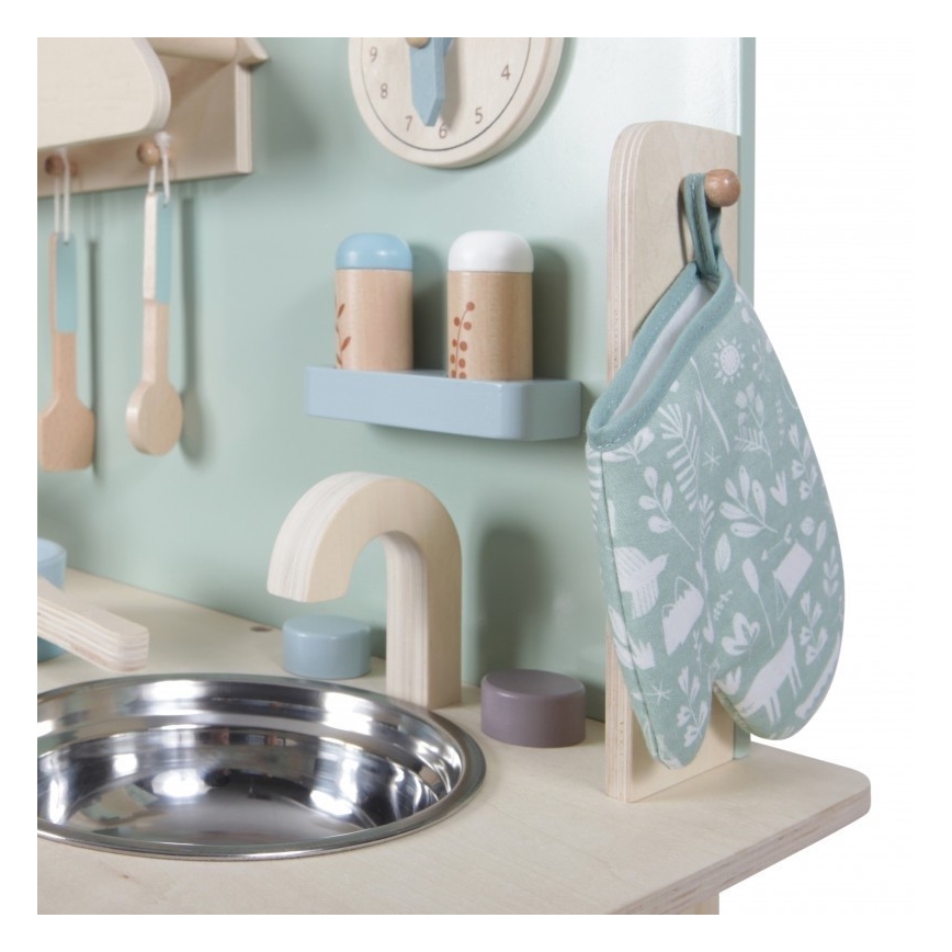Little Dutch - Drevená kuchynka modrá