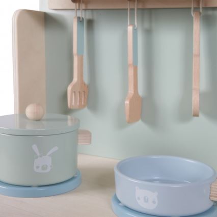 Little Dutch - Drevená kuchynka modrá