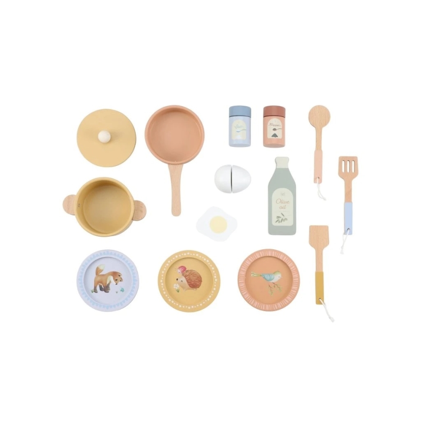 Little Dutch - Drevená kuchynka s príslušenstvom Mint