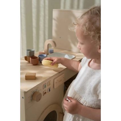 Little Dutch - Drevená práčka s príslušenstvom