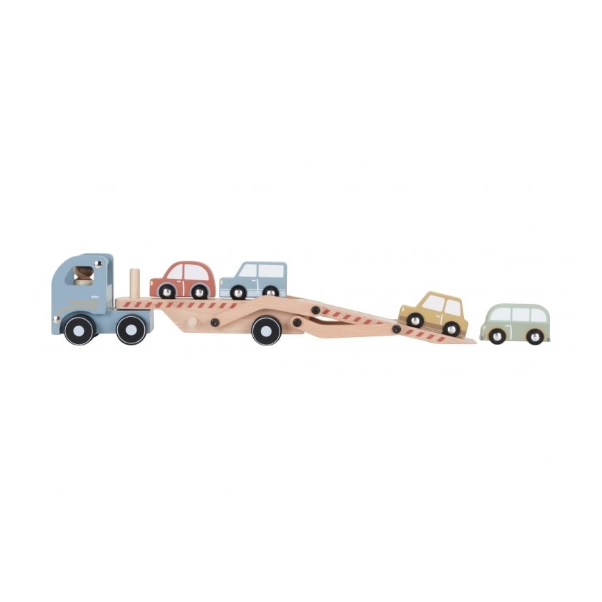 Little Dutch - Drevené nákladné auto s autíčkami