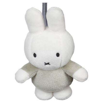 Little Dutch - Hudobný kolotoč na postieľku Miffy Fluffy šedá