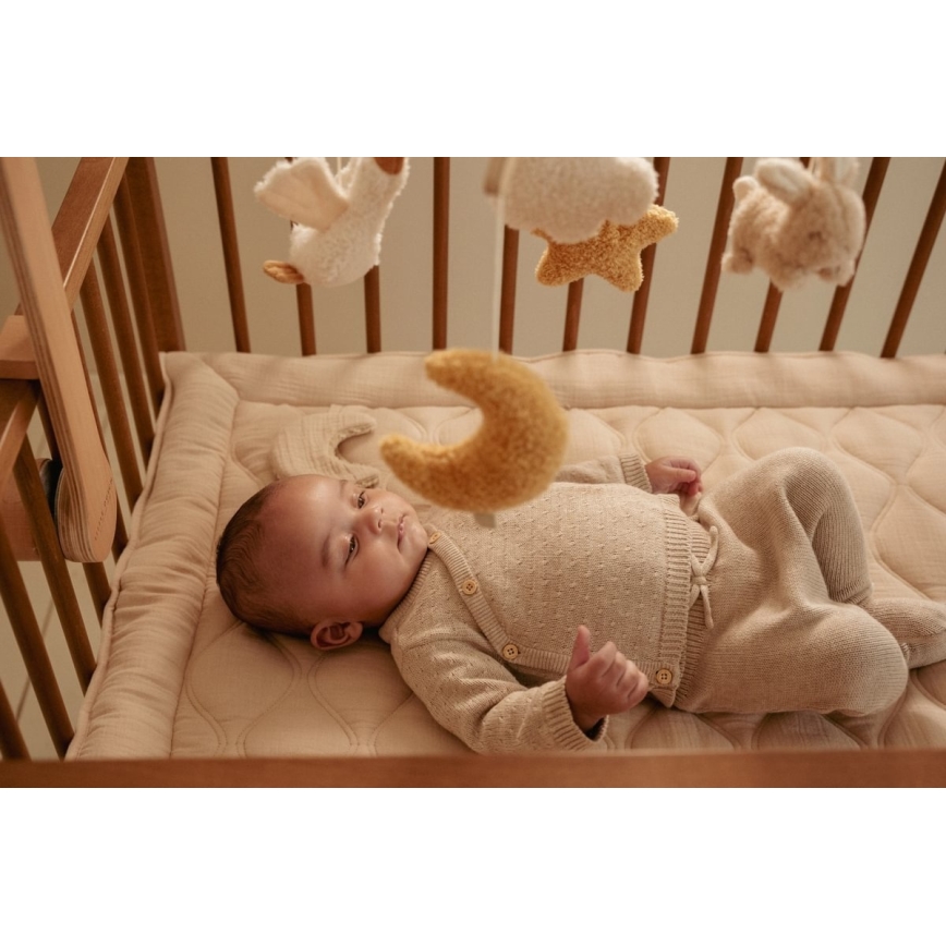 Little Dutch - Hudobný kolotoč nad postieľku Newborn Naturals
