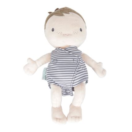 Little Dutch - Plyšová bábika JIM s príslušenstvom modrá