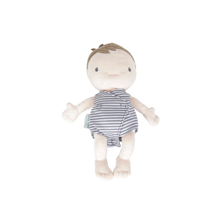 Little Dutch - Plyšová bábika JIM s príslušenstvom modrá
