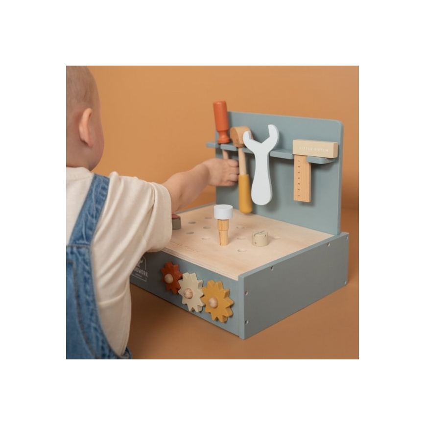 Little Dutch - Set dreveného náradia MINI