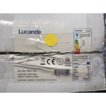 Lucande - LED Kúpeľňové osvetlenie zrkadla  JULIE LED/14,5W/230V IP44