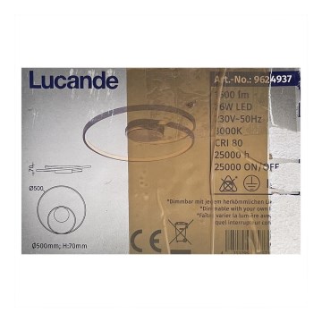 Lucande - LED Stmievateľné stropné svietidlo MAIRE LED/26W/230V